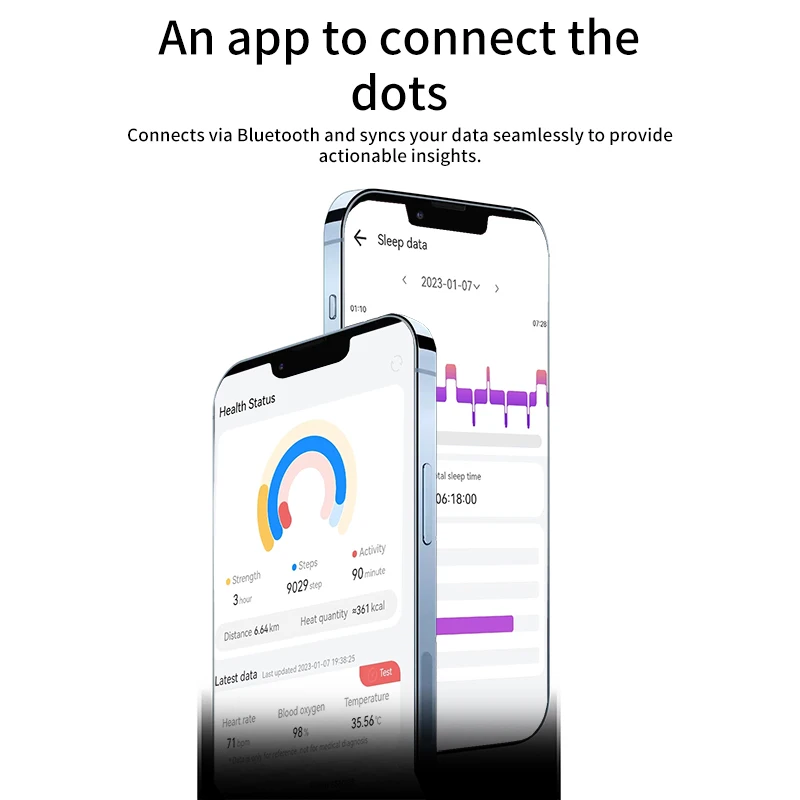 Smart Ring for Health Tracking Sleep Tracker Ring With  Phone  GPS