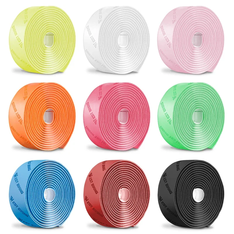 WEST BIKING Road Bike Handlebars Tape Eva Bicycle Custom Logo Handlebar Bicycle Handlebar Grips Tape Bike Accessories