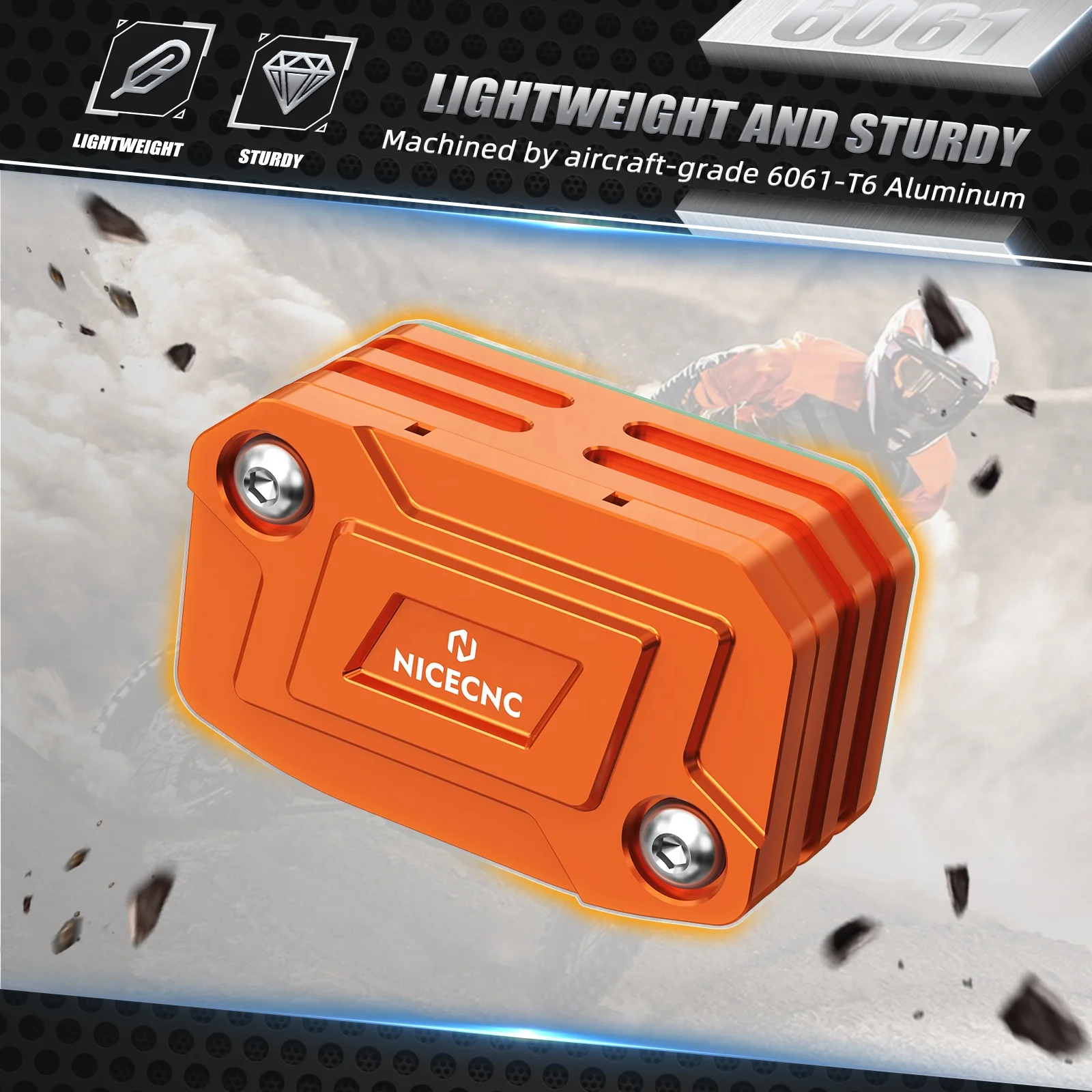Nicecnc Clutch Reservoir Extender Cap for KTM 300 XC