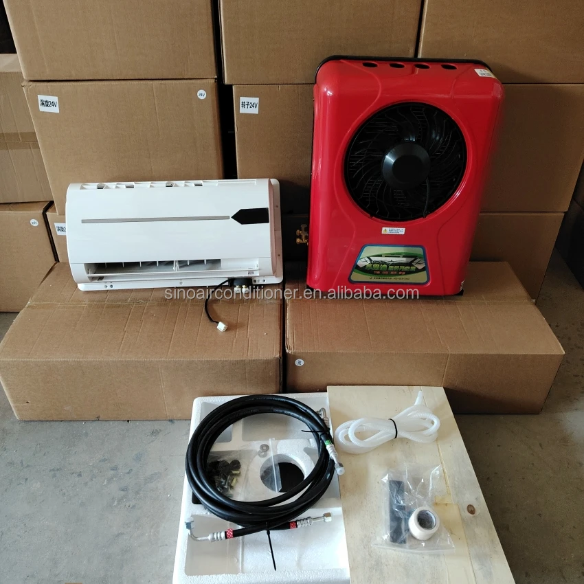 Battery Powered Electric Ac Cooling Tractor Air Conditioning 12v Truck