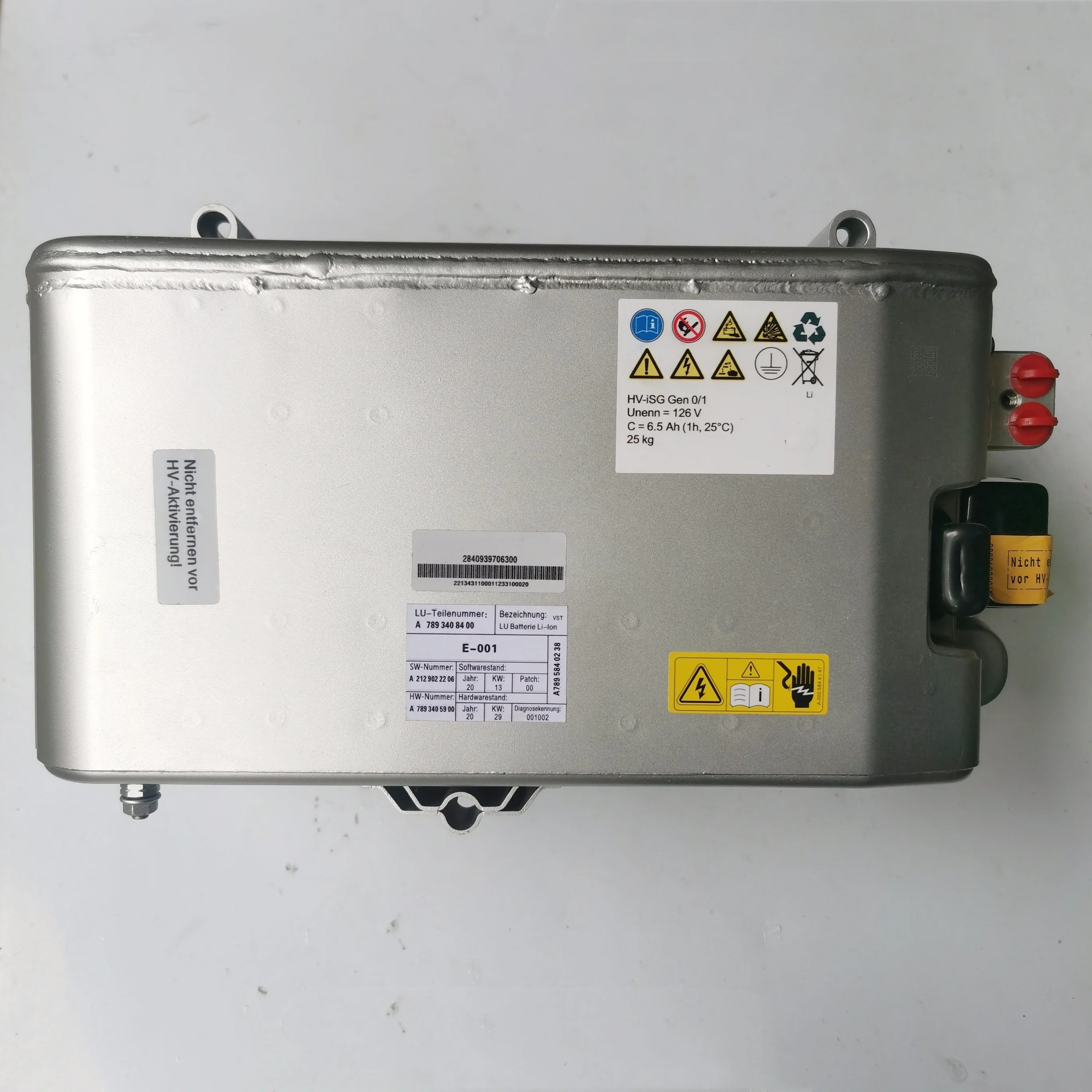For Electric Energy Storage System 126v6 of Mercedes Benz E300 Hybrid W212 Model 5ah High Voltage Battery Module A7893408400