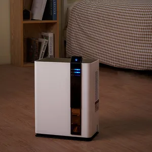 24H/1L Compressor Dual Core Dehumidifier for Household Mini Electric Purification Drying in Bedroom Dormitory with 3L Water Tank