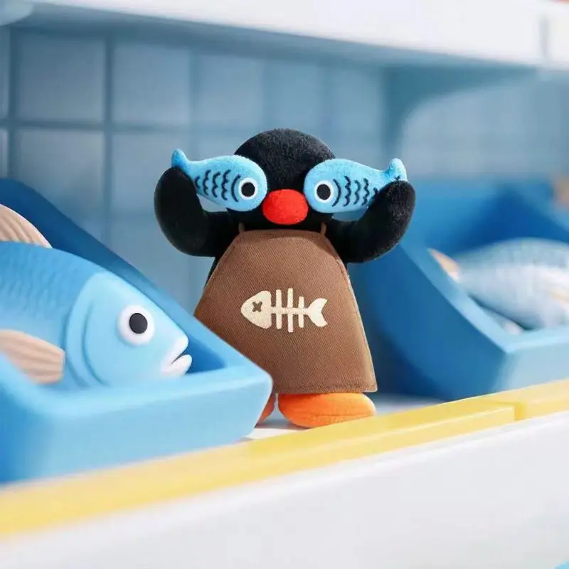 100% 本格6ピース/箱ピングーかくれんぼシリーズぬいぐるみ人形
