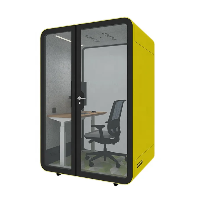 Telebooth Soundproof Phone Booth Acoustic Work Station  Dressing Room in Airport Changing Room Office Pods