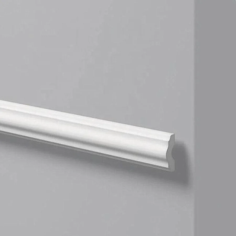 Modern Design Style High Density Plastic Chair Rails Wall Decor Trim Polystyrene for Indoor Interior Decoration