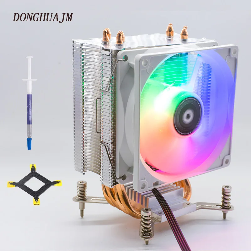Изготовленный На Заказ 12v алюминиевый rgb с тепловым стержнем heat pipe cpu Охлаждающий Вентилятор deepcool процессорный кулер для intel LGA 1150/1151/1155/1156/1200