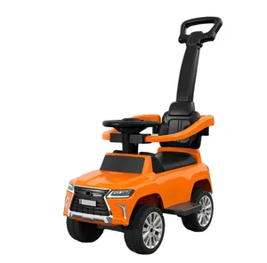 Large Red 4-Wheel Kids Toy Car Battery-Powered Music-Enabled Ride-on for Ages 1-3 Made Durable Plastic for Toddlers Kindergarten