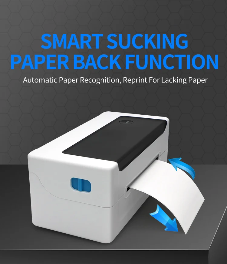 GTCODESTAR USB Thermal Label Printer 4x6 Shipping Bluetooth Printer Wireless Shipping  Address Sticker Printer with Label Holder