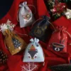 Christmas linen bag set