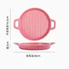 Pink small size-round baking pan