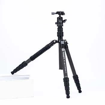 Double Extension Lightweight Tripod Outdoor Travel Photography Professional Carbon Fiber Tripod Camera Video Tripod detail image