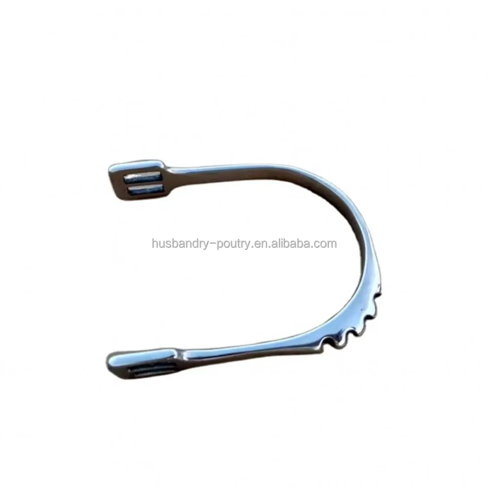Spurs da equitazione Horse Spur in acciaio inox, 30mm, argento