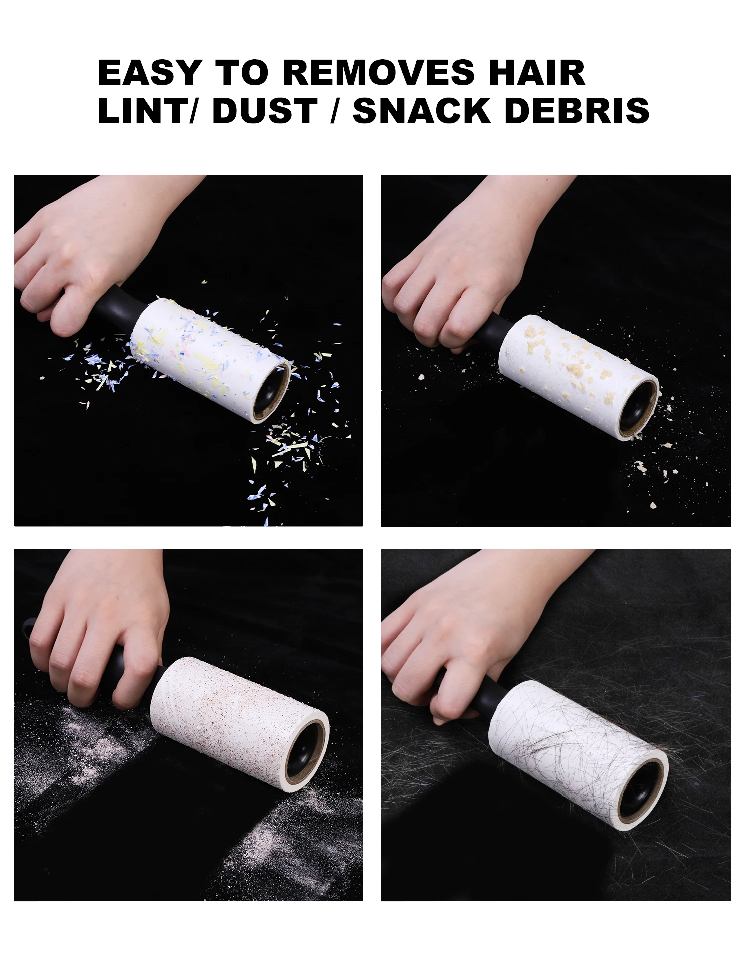 Lint Rollers Tears Cleanly Sticky Experts 5pk Value Pack