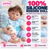 Pale Blue Gingham Ruffle Collar Baby