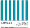 Strisce blu e bianche