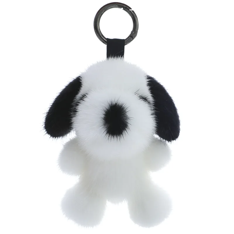 Mini Cartoon Puppy Artificial Mink Soft Plush Toy Wholesale Small Plush Toy With Special Backpack Pendant