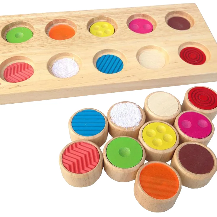 Colorful Tactile Matching Maze Toy Soft Touch Textures Matching Game Toy