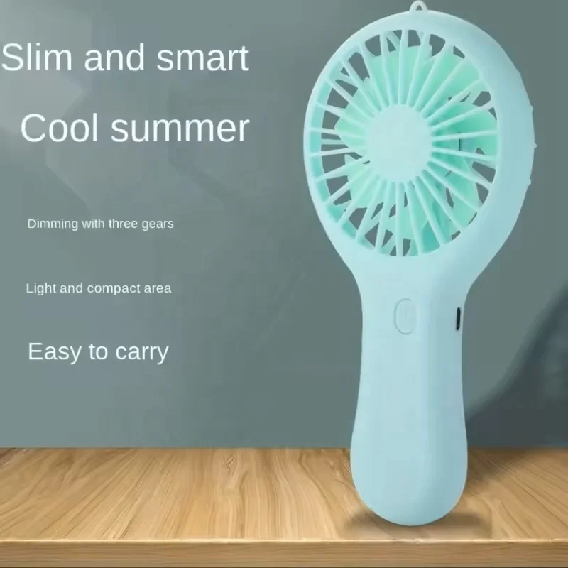 Hand Fan Handheld Usb Plastic Table Fans Type C Portable Rechargeable Sports Mini Fan