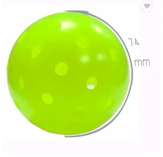 MOZKUIB USAPA Approval Rotational  Neon Green Outdoor 40 Holes Pickleball Ball