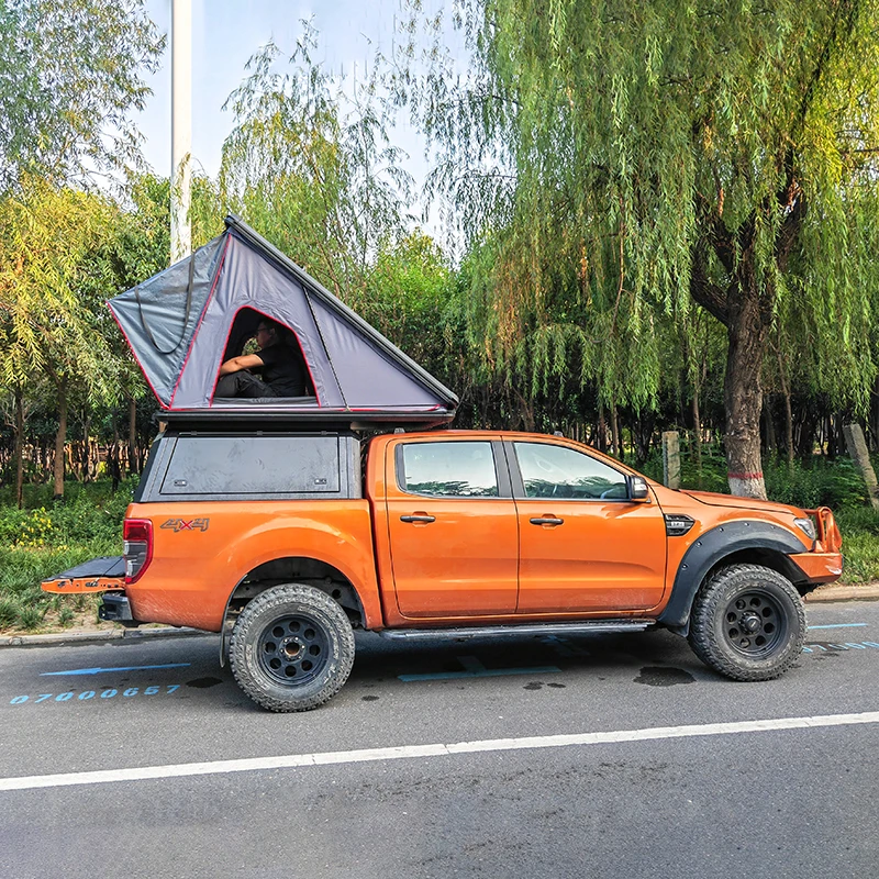 Pick-up Truck Tent Truck Bed Tent Buitenluifels Autotent voor 3-4 personen voor avontuurlijk kamperen, vissen, jagen, roadtrips of drive-in Truck Bed Tent