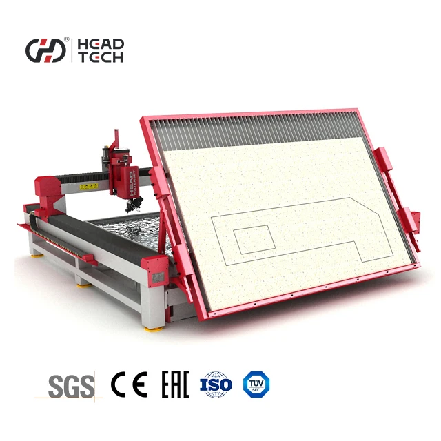 HEAD High Pressure Stone Water Cutting Machine Water Jet Cutter Machine