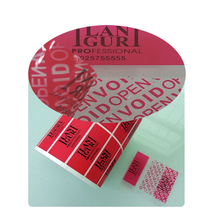 Factory Direct High Quality Evident Ps5 Warranty Total Transfer Sticker Warning Label Stickers for Candkes