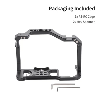 KingMa Multi-hole Aluminium Alloy DSLR Camera Cage Video Vlog Camera Cage Accessory for Can on EOS R5 R6 detail image