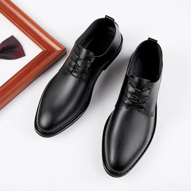 Wholesale Black Men's Italian Leather Dress Shoes Classic Oxford Business  Formal Working Shoes - China Dress Shoes for Men and Classic Dress Shoes  price