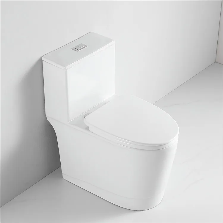 Modern Sanitary Ware Hotel One Piece Closestool Toilet Siphonic Flush ...