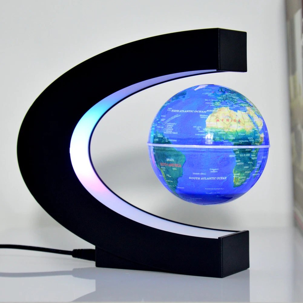 Popular Floating Magnetic Earth Globe with Colorful Led Light