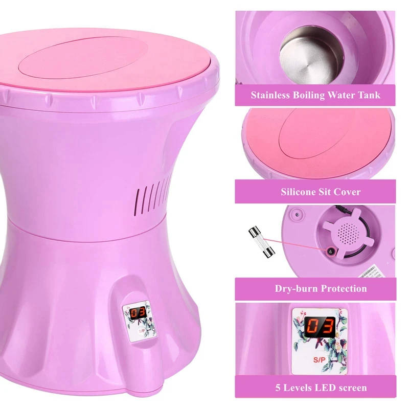 Max Weight 150kgs Big Size Yoni Herbal Seat Home Use Yoni Steam Chairs