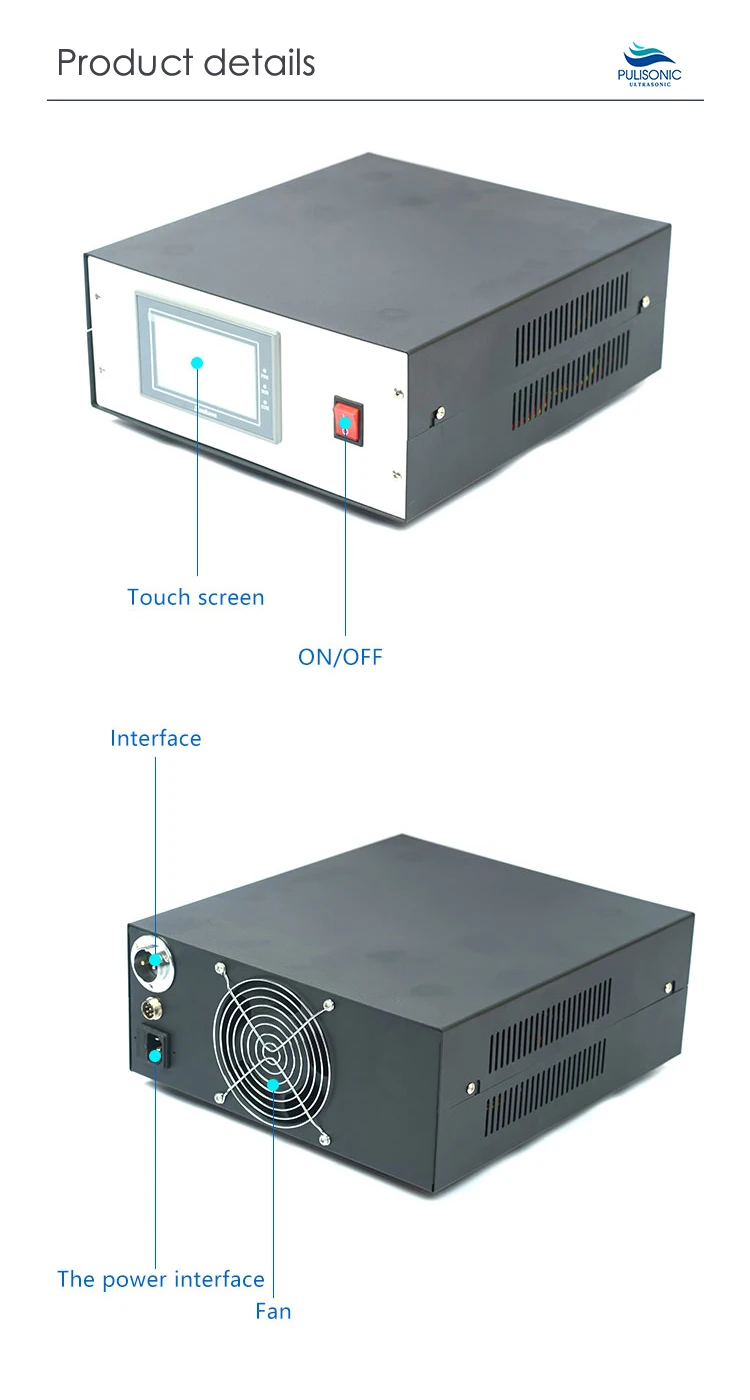 1200W 15Khz Auto Frequency Tracking Automation Ultrasonic Welding Equipment Generator For Plastic Welding Machine