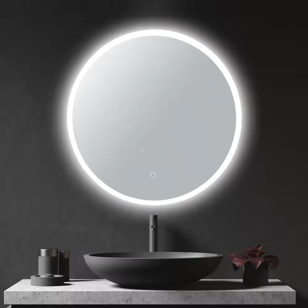 Hot Sell Factory Mirror Intelligent Design LED Light Induction Bluetooth Detection Antifogging Bathroom Mirror Two Way Mirror