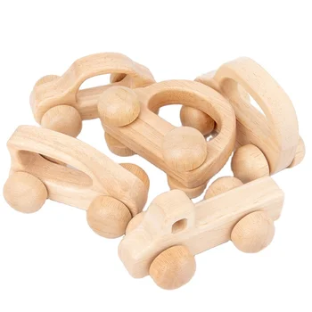 Wholesale Products Hot Selling Beech Wooden Toys Montessori Wood Car With Wheels