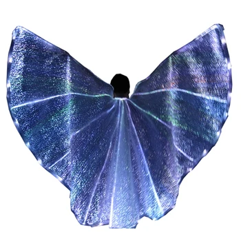 Fiber optic luminous led light fairy butterfly wings wholesale