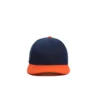 Dark blue and orange