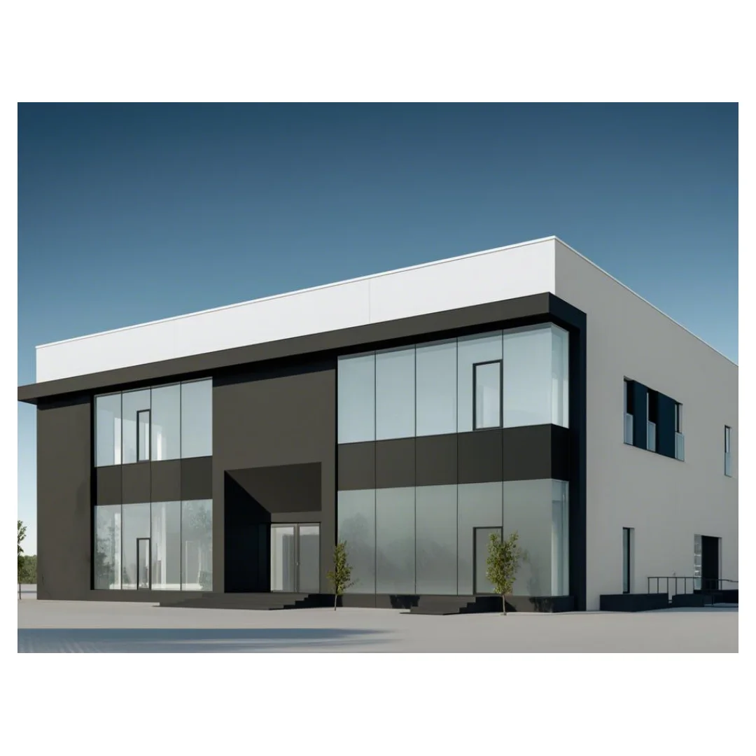 Prefabricated Steel House for Factory Buildings and Shopping Mall Construction for Warehouse and Workshop