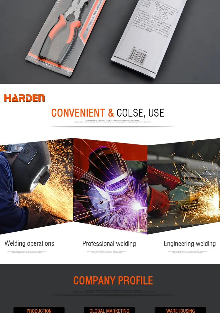 Multi Functional High Carbon Steel 210mm Professional Engineering Mig Welding Plier