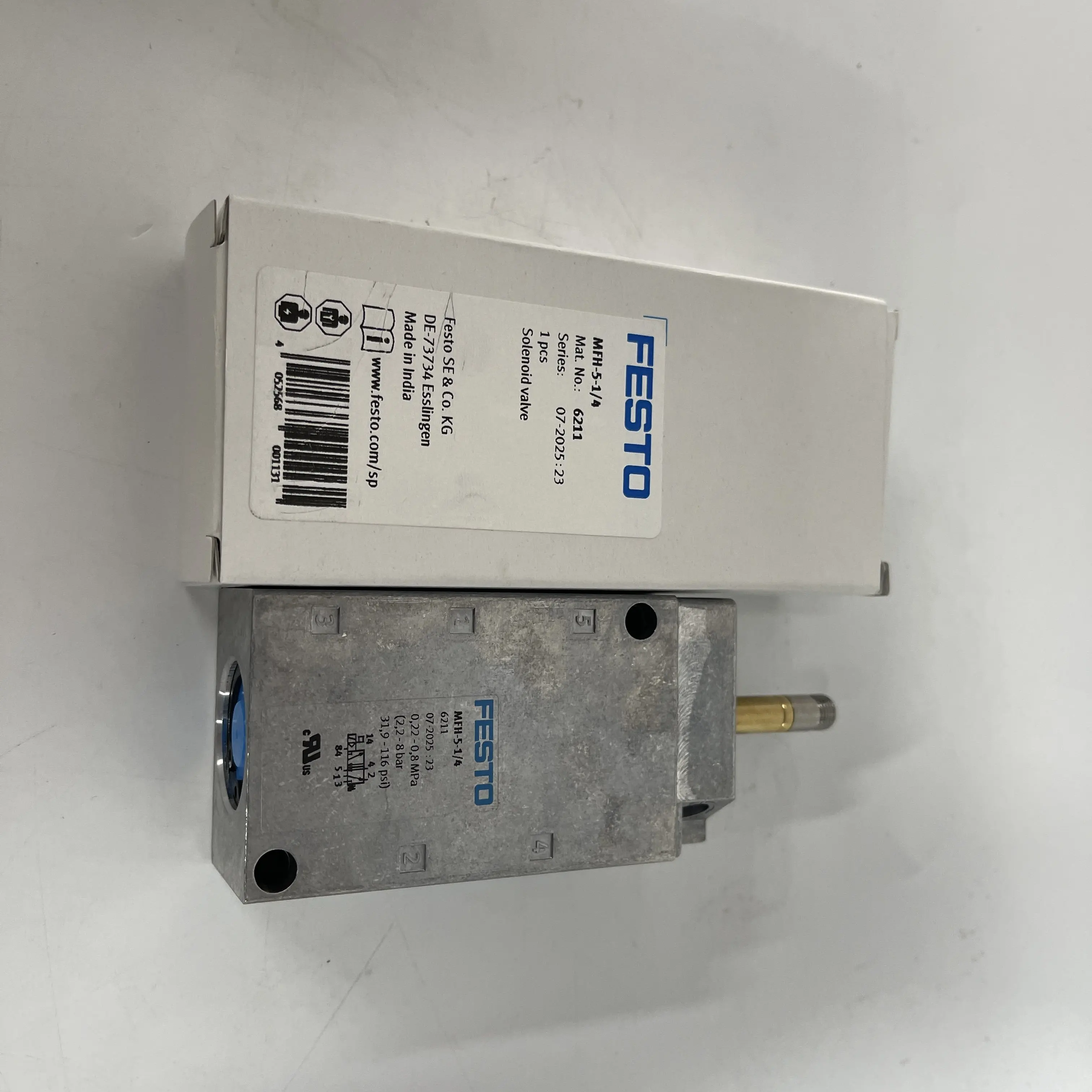 FESTO Pneumatic Solenoid Valve MFH-5-1/4