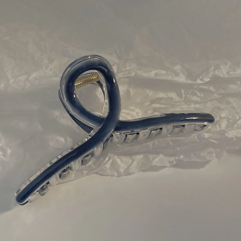 Корейские модные минималистичные женские заколки для волос для девочек, аксессуары для волос, толстые волосы, очень большие заколки-крабы 12,5 см