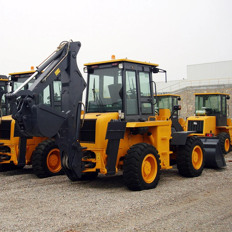 Excellent Stability 9 Ton Chenggong 866HTC Backhoe Loader Easy Maintenance