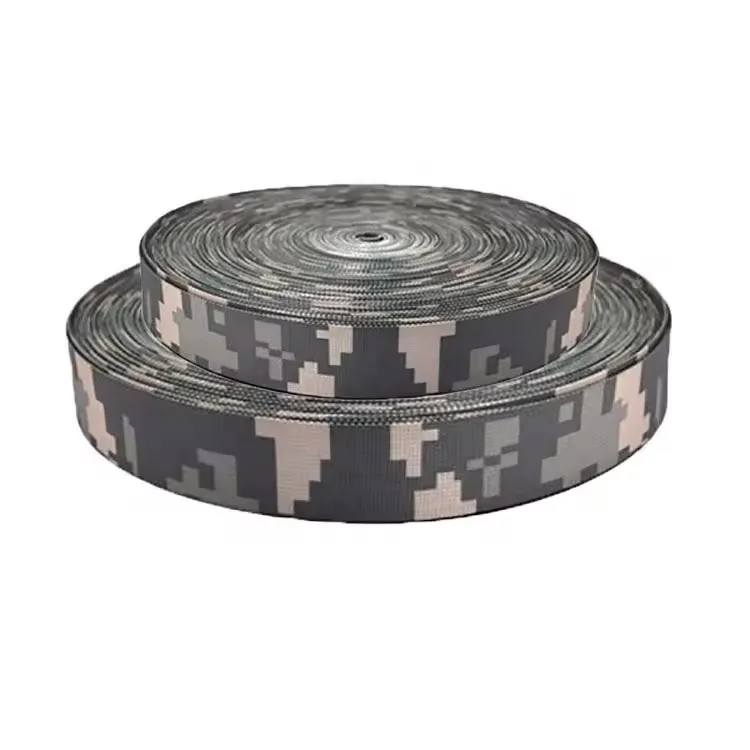 Factory Customized Rubber Thread Nylon/Pp No Slip Anti Grip Dog Collar Lead Webbing