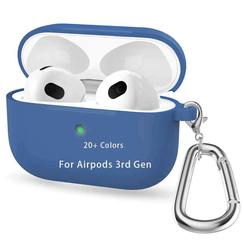 Luxury Brand Design Shockproof Silicone Airpods Cover for 3 Generation
