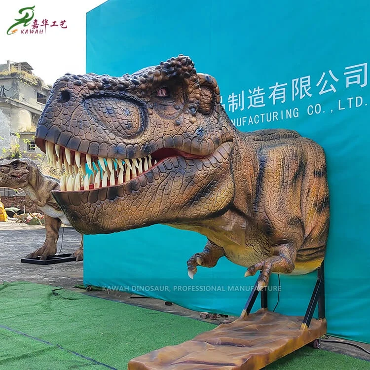 Halloween Animatronic T-Rex Dinosaur Head for Adventure