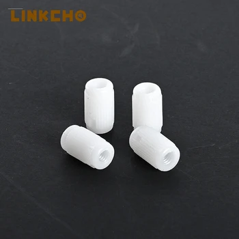 16mm Furniture Hardware Cabinets Connectors M6 Cam Screw Plastic Nylon Double Head Tooth Nuts and Bolts Insert Embedded Part