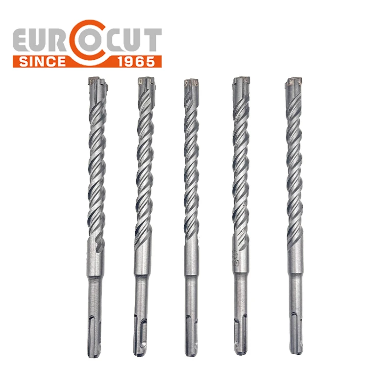 Eurocut Impact Plus Electric Sds Drill Hammer Bit Cross Tip Rock Stone