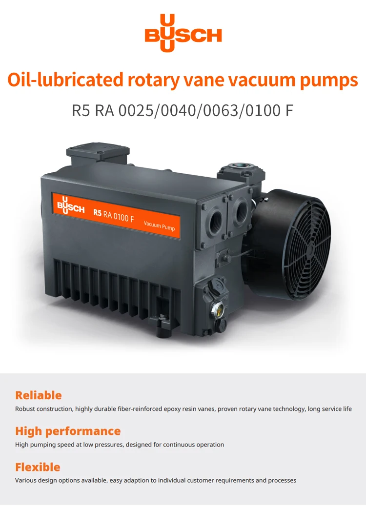 Busch R630 63m3/h Busch Vacuum Pump R5 Ra0063f for Industrial Use