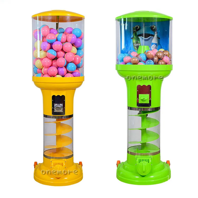 Toys Gumball Coin Operated Gashapon Vending Game Machine For Kids ...