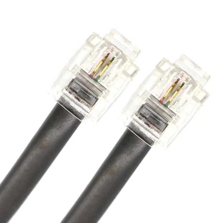 RJ9 RJ10 RJ11 to RJ11 6P2C Intercom ADSI Telephone Cable