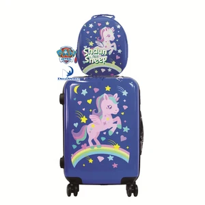 New Design Light Weight Luggage Suitcase 20inch Luggage Suitcase and 10inch Kids Backpack Set